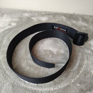 5.11 TACTICAL TDU Belt Black 1.75 Inch Width Plastic Buckle Nylon Medium